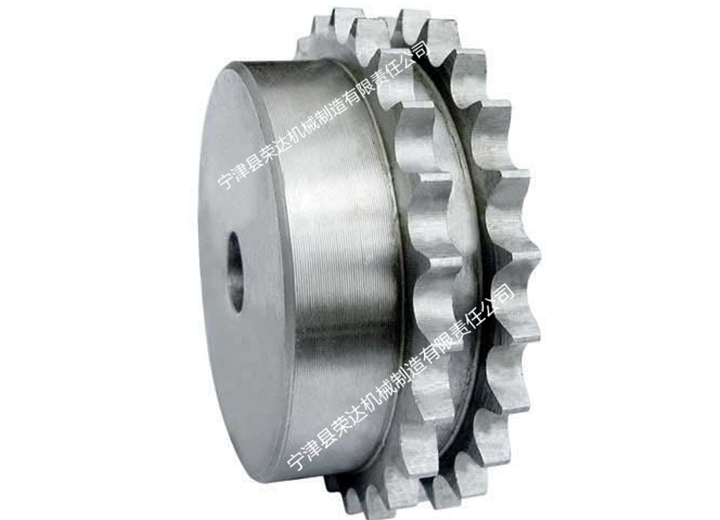 不锈钢双排链条链轮 Stainless steel double-row chain sprocket